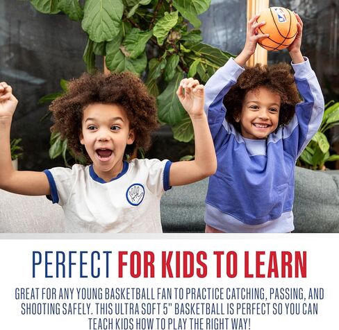فرانكلين سبورت MyFirst Soft Plush Sports Balls - كرة سلة ألعاب أفخم محشوة ، بيسبول + كرة قدم للأطفال - NBA ، MLB + NFL كرات رياضية ناعمة - ألعاب أطفال ممتعة + ديكورات الغرفة in Kuwait