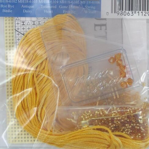 Golden Sun Beaded Cross Cross Stitch Kit Mill Hill Hill 2006 Spring Bouquet MH18-6101 in Saudi Arabia
