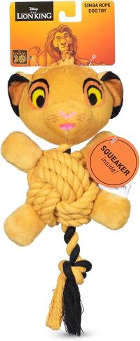 Disney for Pets The Lion King Simba Plush Dog Toy – Squeaker & Crinkle Sound – Cute Dog Toy Fans, 9 Inch in Saudi Arabia