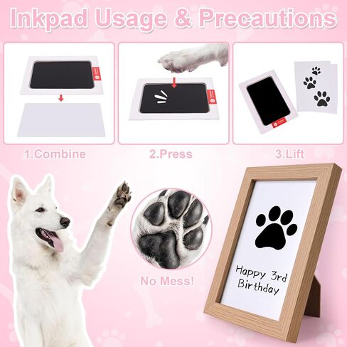 Dog Birthday Toy Set & Decorations for Dogs, Includes Squeaky Cake Toy, Plush Bones, Birthday Hats, Bandana, Paw Print Kit & Photo Frame. Dog Birthday Gift Supplies, Blue in Kuwait