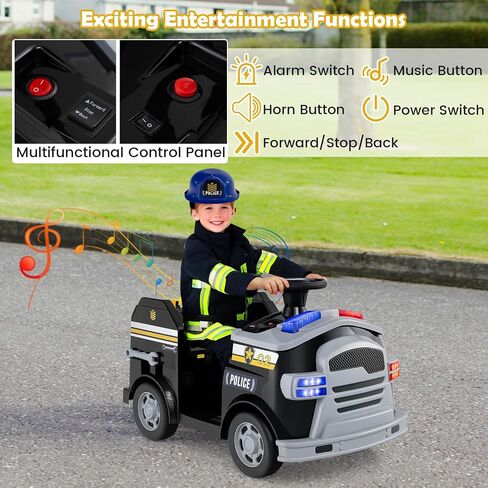 Costzon Ride On Fire Truck ، 12V Toddler Fire Toy Kids Car مع مجرفة وتبديل ، مطفأة حريق ، سلم ، قبعة أمان ، 4 عجلات مضادة للانزلاق ، موسيقى ، إنذار ، قرن ، هدية مركبة كهربائية للأطفال الصغار (الأحمر) in Saudi Arabia