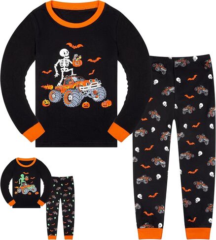 HONGTEYA Kids Clothes for Boys Girls 2 Piece Toddler Clothes Cotton Outfit Size 3-8T in Kuwait