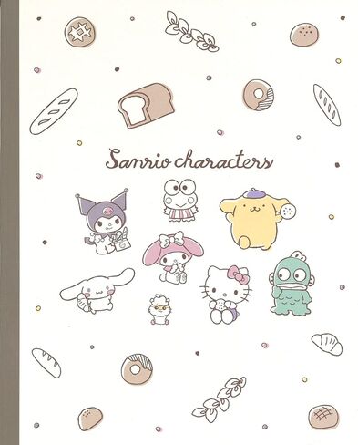 Friend Sanrio Characters Notebook with Blank Pages, B5 24 Sheets 48 Pages in Saudi Arabia