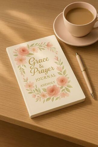 مجلة Aheholy Grace & Prayer Journal - جهاز كمبيوتر محمول تعبدي مسيحي للنساء ، 6 "× 9" ، 122 صفحة مع آيات الكتاب المقدس ومطالبات الصلاة - هدية مدروسة للأم أو الابنة أو الصديق in Saudi Arabia