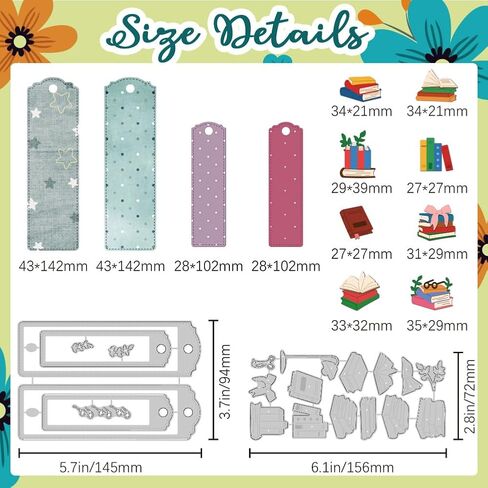 وضع إشارة مرجعية يموت بطاقة كتاب صنع بطاقة Die Stencil Carbon Steel Die Cuts Scrapbooking قالب نقش لبطاقات المعايدة الحرفية الألبوم الحرفية الدعوة ديكور in Saudi Arabia