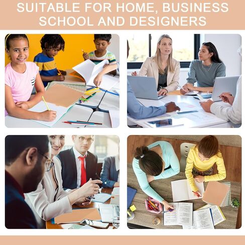 8-Pack Discbound Notebook Dividers with Pockets, Letter Size Plastic Binder Index Dividers Multicolor Disc Planner Inserts for Office & School Document Organization, 9 x 11In in Saudi Arabia