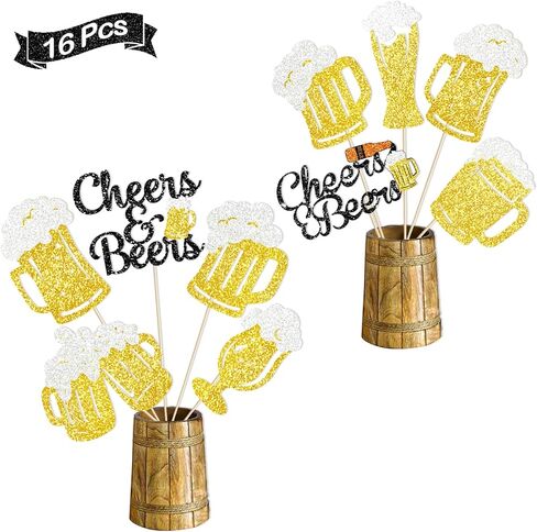 Cheers and Beers Party Decorations Beer Stick Beer Birthday Decorations Beer Party Decorations for Stock the Bar in Saudi Arabia