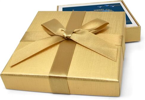 Gold Card Card Hife Box Box With Bows Pack of 6 Holiday Gifts Breating بطاقات المعايدة الحالية مربع صناديق نقدية المال in Kuwait