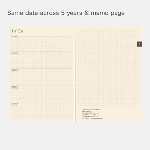 ほぼ日 Large Hobonichi 5-Year Techo Japanese Book (2026-2030), A5 size in Saudi Arabia