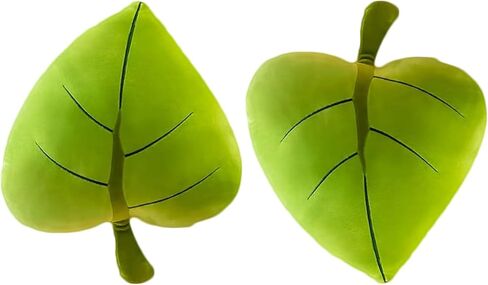 وسادة الأوراق 2pcs ، خضراء محشوة بأفخم ، ديكور غرفة وسادة ، 19.7 " in Kuwait