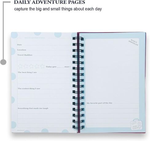 Kahootie Co Travel Journal for Kids- Fun and Easy Way to Document Several Childhood Vacations in One Journal (Royal Blue) in Saudi Arabia