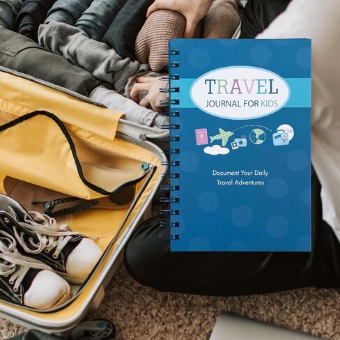 Kahootie Co Travel Journal for Kids- Fun and Easy Way to Document Several Childhood Vacations in One Journal (Royal Blue) in Saudi Arabia
