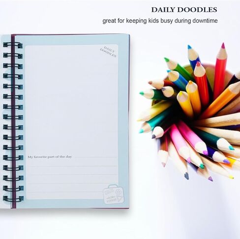 Kahootie Co Travel Journal for Kids- Fun and Easy Way to Document Several Childhood Vacations in One Journal (Royal Blue) in Saudi Arabia