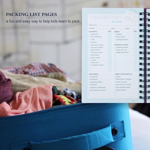 Kahootie Co Travel Journal for Kids- Fun and Easy Way to Document Several Childhood Vacations in One Journal (Royal Blue) in Saudi Arabia