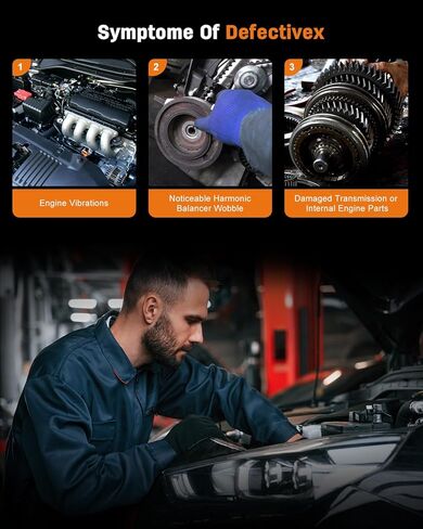 OCPTY Harmonic Balancer Crankshaft Belt Drive Pulley Fit For 2005-2006 for Saab 9-2X 2003-2006 for Subaru Baja 1998-2010 for Subaru Forester 1998-2014 for Subaru Impreza in Kuwait