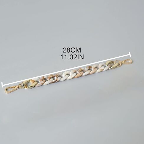 حقيبة مقبض سلسلة راتنجات أكريليك حقيبة يد محفظة الكتف استبدال 28 سم in Kuwait