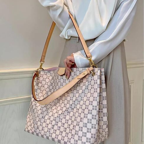 Genuine Vachetta Leather Shoulder Bag Strap Replacement for Graceful Handbag(BEESWAX-Length:25.6in) in Saudi Arabia