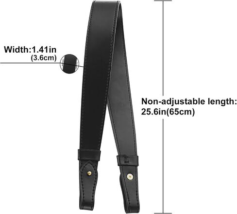 Genuine Vachetta Leather Shoulder Bag Strap Replacement for Graceful Handbag(BEESWAX-Length:25.6in) in Saudi Arabia