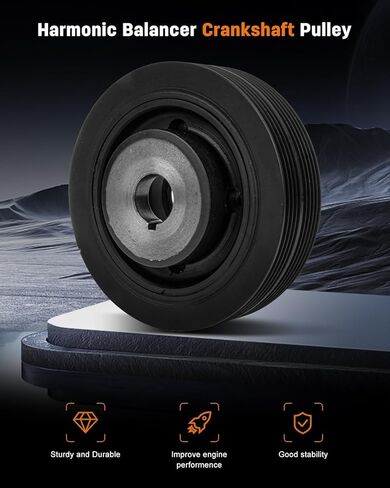 OCPTY Harmonic Balancer Crankshaft Belt Drive Pulley Fit For 2005-2006 for Saab 9-2X 2003-2006 for Subaru Baja 1998-2010 for Subaru Forester 1998-2014 for Subaru Impreza in Kuwait