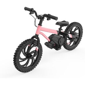 Kids Electric Balance Bike ، إطارات الهواء 12 بوصة ، سرعة 10 ميل في الساعة ، ودفع دراجة تدريب الأطفال مع فرامل الأسطوان in Kuwait