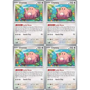 Chansey 113/165 - PlaySet X4 - Pokemon 151 - Holo Rare 4 Card Lot in Kuwait
