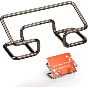 1PC حامل بطاقة عمل بطاقة عمل ، بطاقات العمل المعدنية ، قم بمكانة ، بطاقات اسم العرض المنظم للنساء ، اللوازم المكتبية للنساء (رمادي داكن) in Kuwait