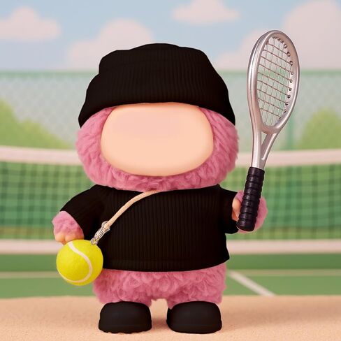17 cm Doll Clothes，Clothing Accessories Compatible with 5.91-6.7 inch Dolls，Sports Style Doll Set Outfits (5-Piece Set), Includes top + Pants + Tennis Racket + Ball Charm + Shoes (White) in Saudi Arabia