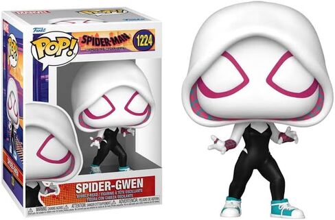 POP Marvel: Spider-Man: Across The Spider-Verse - Spider-Gwen (Gwen Stacy) Funko Vinyl Figure (Bundled with Compatible Box Protector Case), Multicolor, 3.75 inches in Saudi Arabia