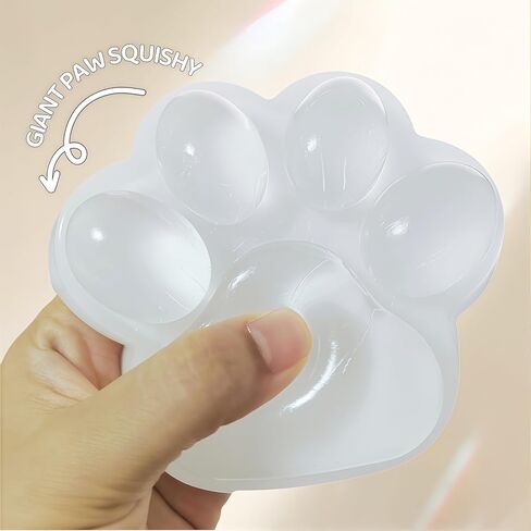 كبيرة taba squishy paw fufu squishy ألعاب لطيف mochi cat paw squishies تململ ألعاب quishies لتخفيف الإجهاد الهلام ألعاب حسية لزجة المنزل والمكاتب الهدايا للبالغين (2pcs كبيرة+mini) in Saudi Arabia
