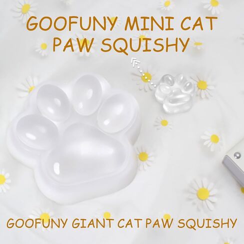 كبيرة taba squishy paw fufu squishy ألعاب لطيف mochi cat paw squishies تململ ألعاب quishies لتخفيف الإجهاد الهلام ألعاب حسية لزجة المنزل والمكاتب الهدايا للبالغين (2pcs كبيرة+mini) in Saudi Arabia