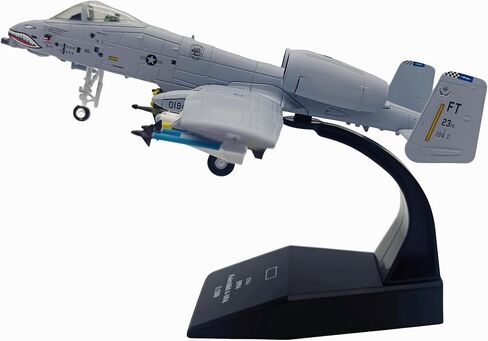 1:100 Scale Model Airplanes A-10 Thunderbolt II Warthog Fighter Jet Model Bomber Attack Plane Military Model Plane Collection Plane for Adults in Saudi Arabia