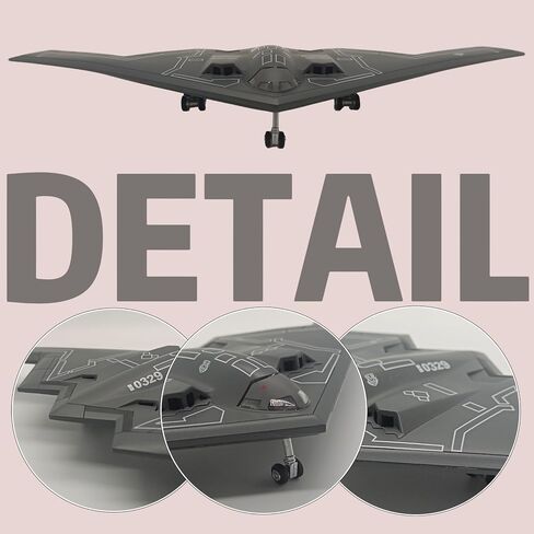 1:200 Scale Die-Cast Airplanes B-2 Fighter Jet Model Bomber Fighter Attack Plane Military Model Plane Collection Plane for Gifts in Saudi Arabia
