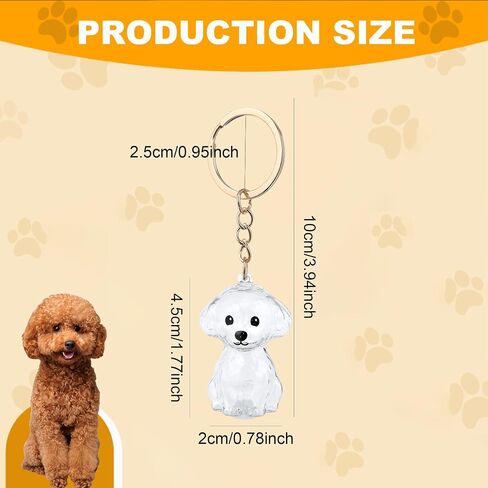 Dog Hair Collector Keychain, Pet Memorial Keepsake, Pet Hair Storage Fur Locket Box, Personalized Transparent Portable Dog Hair Pendant Memorial Birthday Gift for Pet Lovers in Saudi Arabia
