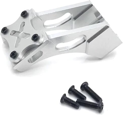 For WLtoys 144010 144002 124017 124019 144001 Metal Tail Wing Remote Control Car Parts Accessories Upgrades And Replacements Use RC Car Upgrade Part(Silver) in Kuwait