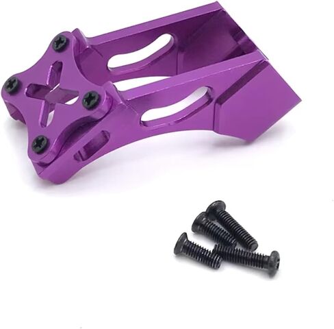 For WLtoys 144010 144002 124017 124019 144001 Metal Tail Wing Remote Control Car Parts Accessories Upgrades And Replacements Use RC Car Upgrade Part(Silver) in Kuwait