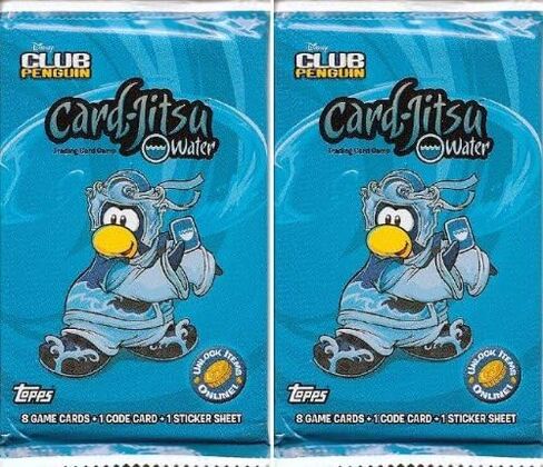 Club Penguin - Card -Jitsu Water - 2 عبوات معززة in Saudi Arabia