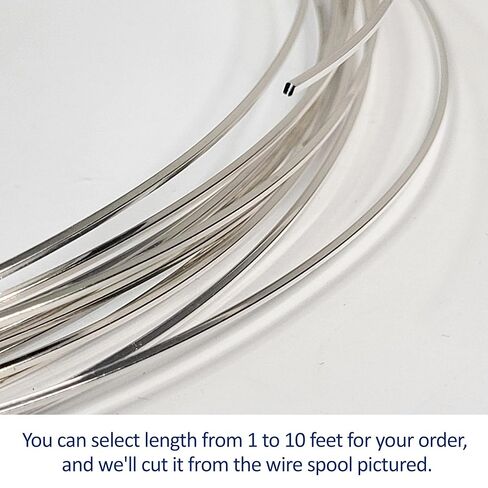 12 مقياس ، مربع ، ناعم ميت ، 925 سلك الفضة الاسترليني - 1 قدم - لفن المجوهرات من Wizart in Kuwait