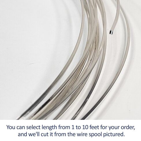 12 مقياس ، مربع ، ناعم ميت ، 925 سلك الفضة الاسترليني - 1 قدم - لفن المجوهرات من Wizart in Kuwait