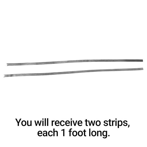 سلك إطار مسنن 999 شريط فضي فضي Flat (1/4 "× 26 Gauge x 1ft) - 2 شرائط - لفن المجوهرات من Wizart in Kuwait