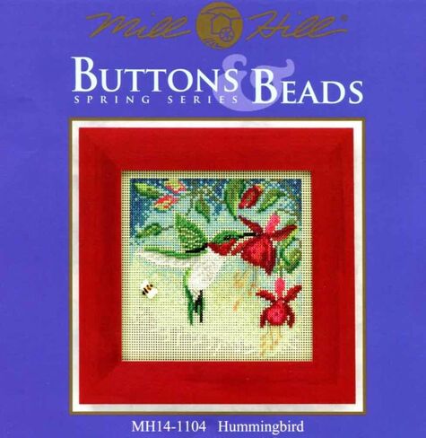 Mill Hill Hummingbird Beaded Cross Cross Stitch Kit Butons & Beads 2011 Spring MH141104 in Saudi Arabia
