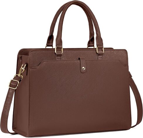 Laptop Tote Bag for Women 15.6 Inch Waterproof Leather Computer Bags Large Capacity Business Office Work Briefcase in Kuwait
