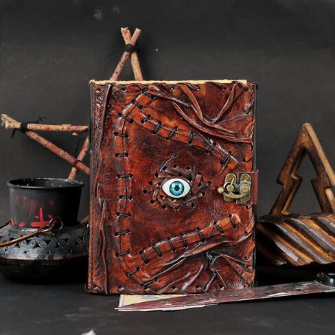 HOCUS POCUS BOOK OF TOPLES HOCUS POCUS FOP BOOK PROP HOCUS POCUS GIFTS HALLOWEEN DECRIPE DECREAL LEATHER LEATHY BOOT of Shadow Best Hocus Pocus Gifts للرجال والنساء (7 × 5 بوصات) in Saudi Arabia