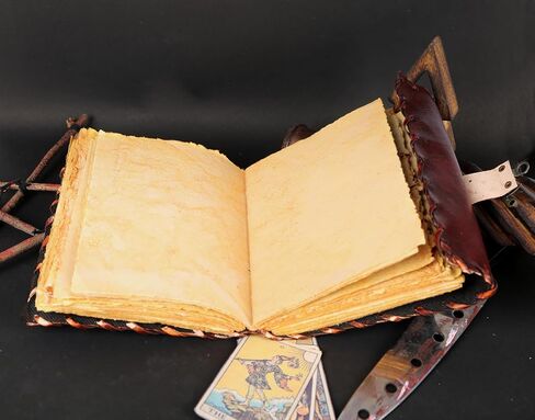 HOCUS POCUS BOOK OF TOPLES HOCUS POCUS FOP BOOK PROP HOCUS POCUS GIFTS HALLOWEEN DECRIPE DECREAL LEATHER LEATHY BOOT of Shadow Best Hocus Pocus Gifts للرجال والنساء (7 × 5 بوصات) in Saudi Arabia