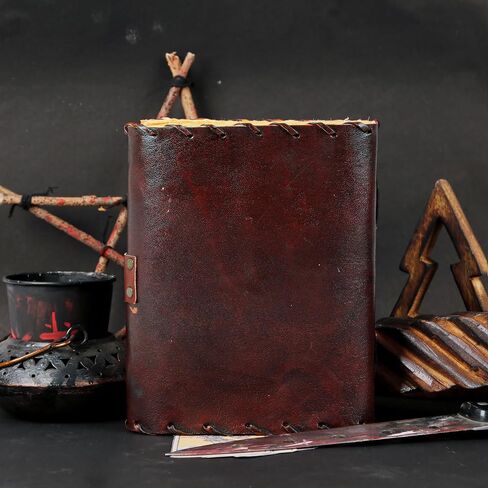 HOCUS POCUS BOOK OF TOPLES HOCUS POCUS FOP BOOK PROP HOCUS POCUS GIFTS HALLOWEEN DECRIPE DECREAL LEATHER LEATHY BOOT of Shadow Best Hocus Pocus Gifts للرجال والنساء (7 × 5 بوصات) in Saudi Arabia