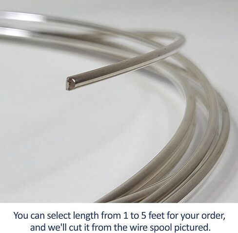 10 Gauge, Round, Dead Soft, 925 Sterling Silver Wire - 1 FT - for Jewelry Art from WIZART in Kuwait