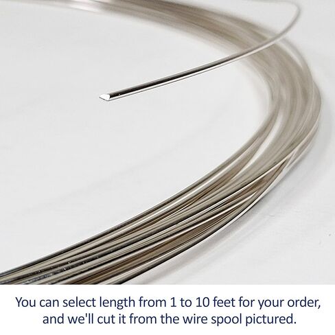 10 مقياس ، مستدير ، ناعم ميت ، 925 سلك الفضة الاسترليني - 1 قدم - لفن المجوهرات من Wizart in Kuwait