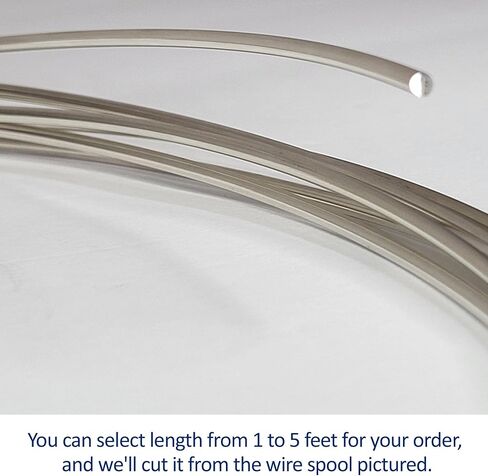 10 Gauge, Round, Dead Soft, 925 Sterling Silver Wire - 1 FT - for Jewelry Art from WIZART in Kuwait
