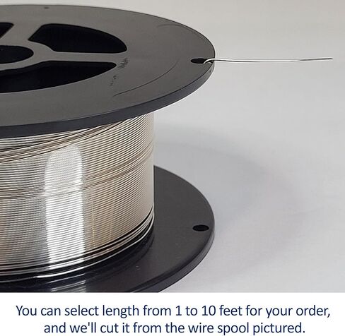 10 Gauge, Round, Dead Soft, 925 Sterling Silver Wire - 1 FT - for Jewelry Art from WIZART in Kuwait