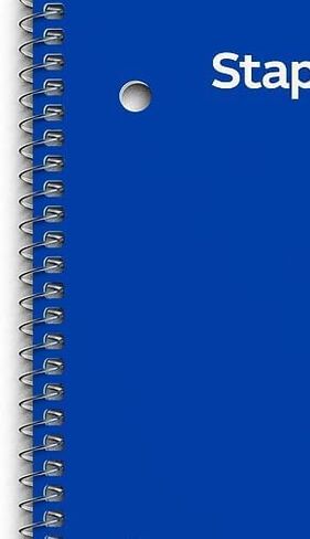 Staples 132712 1-Subject Notebook 8-Inch x 10.5-Inch Graph Ruled 70 Sheets Blue (23985B) in Saudi Arabia