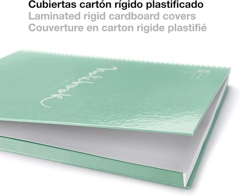 M® Miquelrius 4 دفتر موضوع ، A5 (8.27 "× 5.83") ، ورق مبطن ، وزن ثقيل ، 120 ورقة من ورق مكون من 2 حفرة بألوان ، غطاء من الورق المقوى in Kuwait